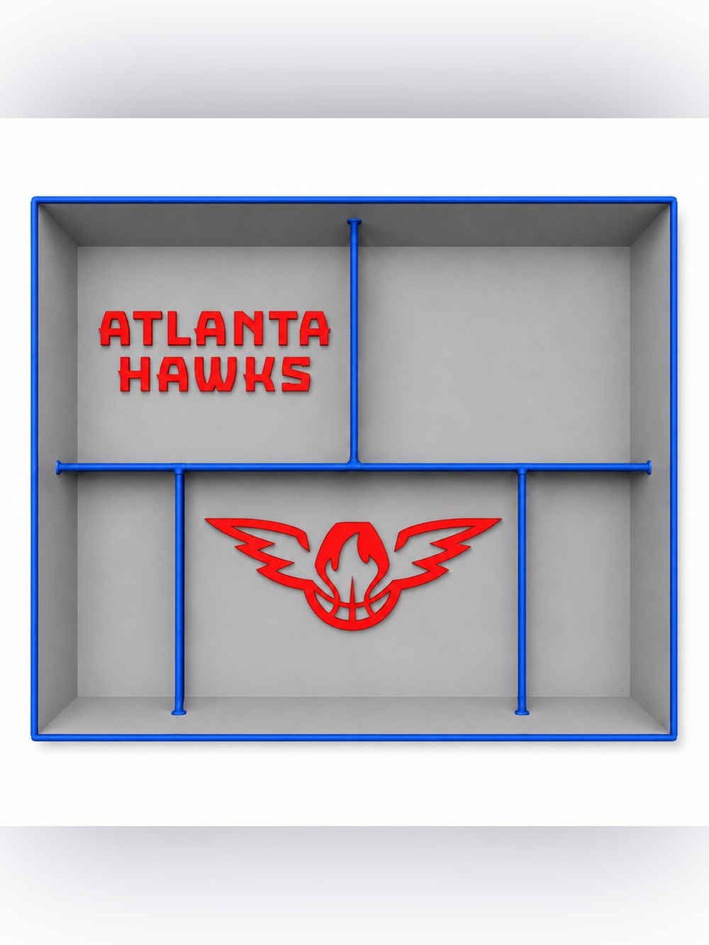 Atlanta Hawks NBA Pocket Dump Tray - For Keys, Wallet, Money, Etc